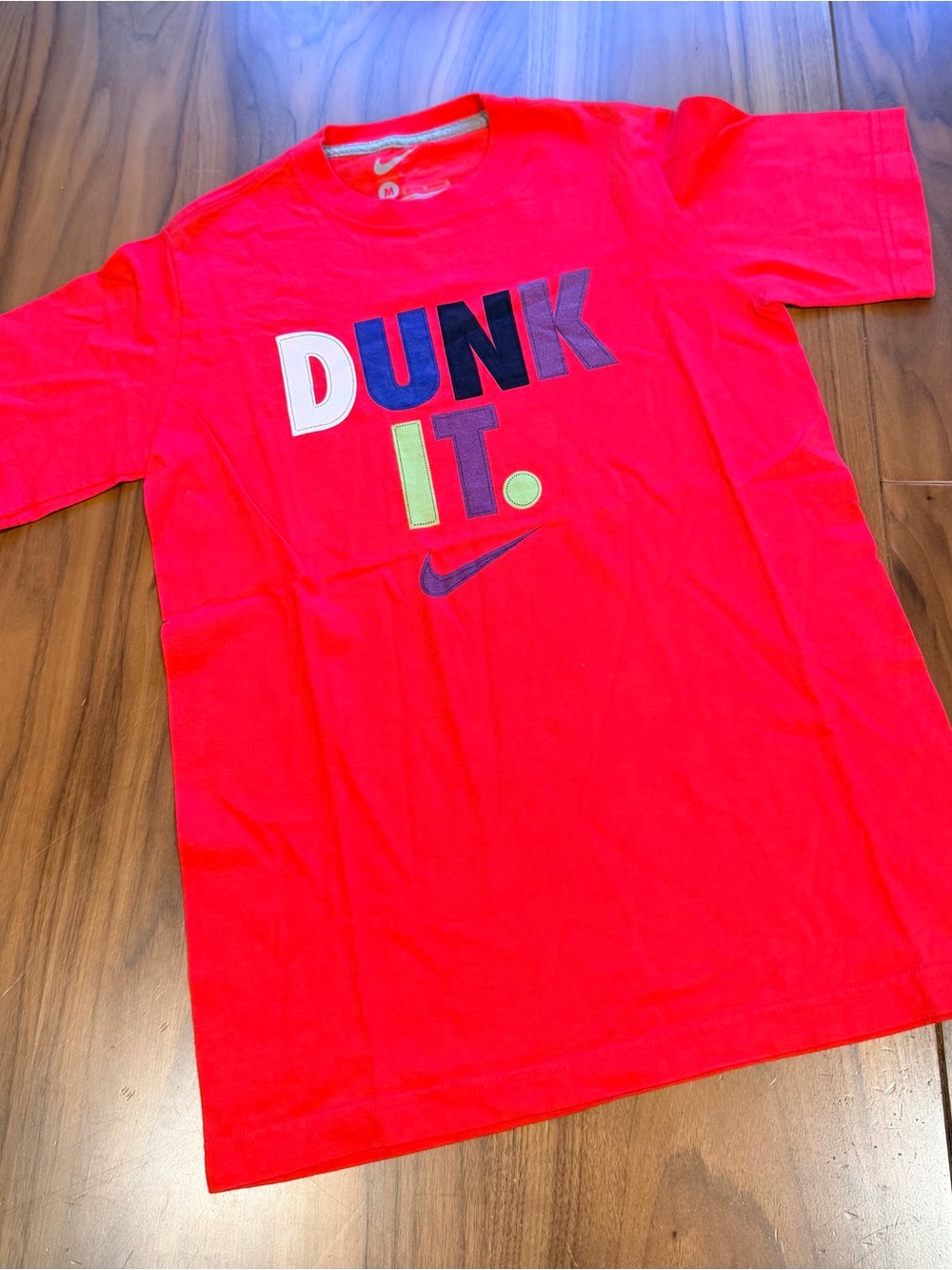 Nike Red 'Dunk It' Graphic Short-Sleeve Tee